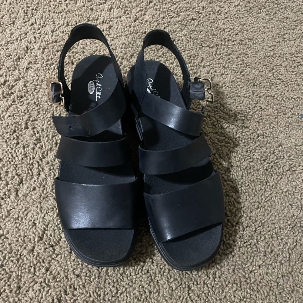 Dr. Scholls Shoes Trekkie Sandals in black